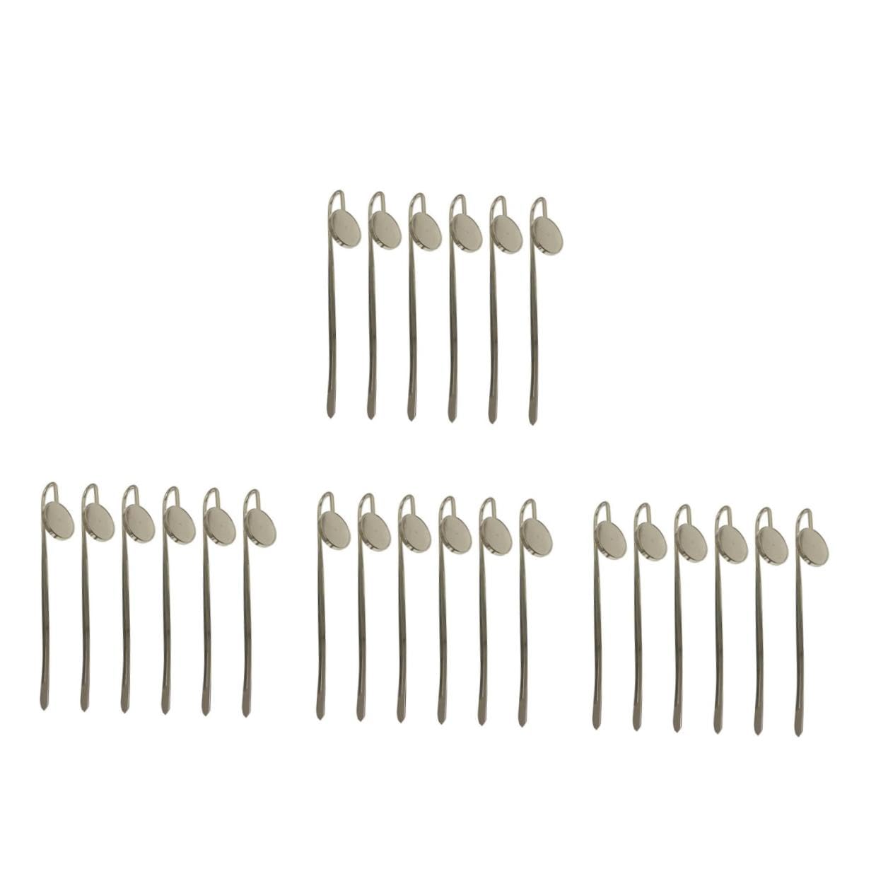 24 Stück Metall-lesezeichen mit Gebogenem Haken DIY Lasergraviert Rund Dekorative Buchzeichen für Männer und Frauen Erinnerungsgeschenk für Abschluss und Jubiläum