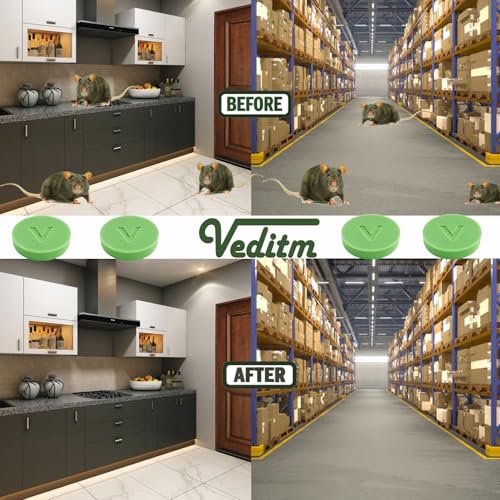 Image of Rat & Mouse Repellent Balls Pack of 1 (15 Tablet) for Home No Kill Only Repels Home Indoor Outdoor, Rat Controller Pills to Keep Tablet Rodents Rat Repellent Ball Herbal & Natural Formula | Long-Lasting |Eco-Friendly & Safe
