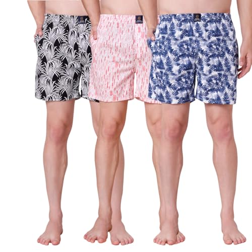 Image of Urban Scottish Ultra-Comfortable Men's Boxer Pants - 100% Cotton Material with A Stylish Print - Soft and Stretchy Elastic Waist Band - Dynamic Movement and Hardwearing Stitching - Breathable with A Gentle Snug Fit