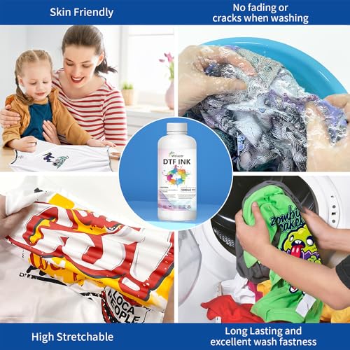 Image of DTF Ink White 995ml for I3200 XP600 R1390 L1800, ET-8550, ET-2850 XP-15000, R2400, L800, 1430, P400,P800,R2000, Heat Transfer Ink Conversion Kit Refill for All DTF Printers,for DTF Film