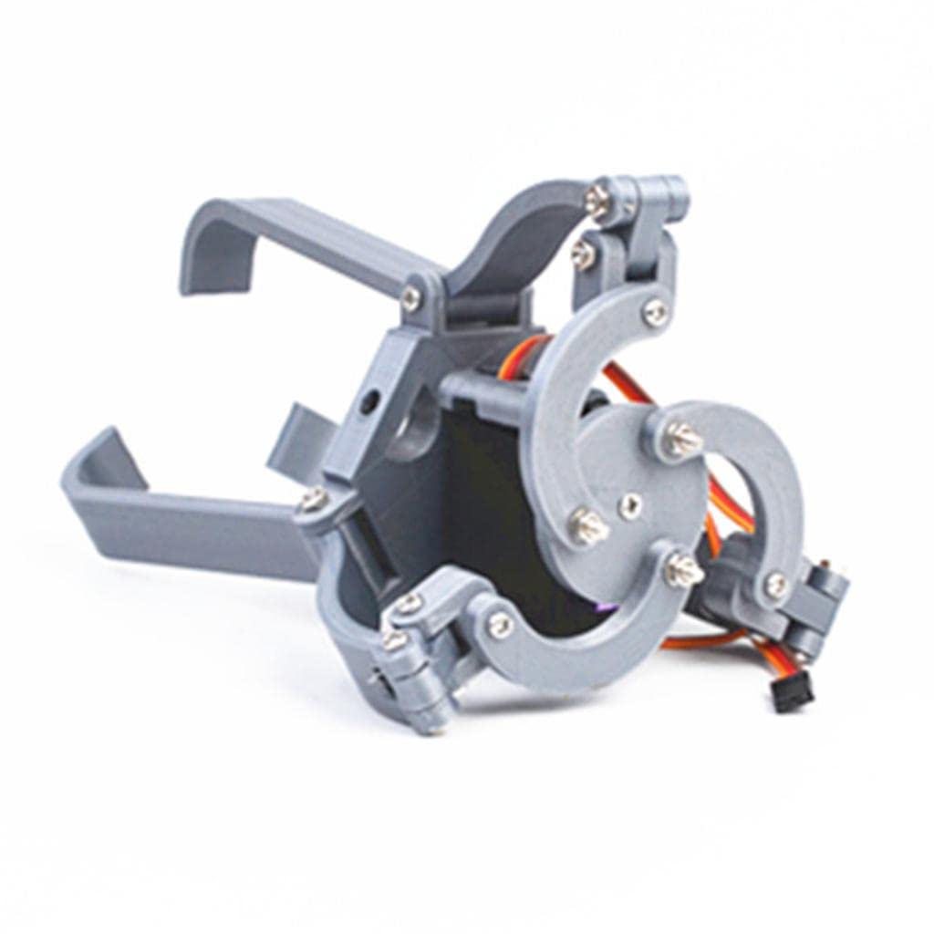 Metall Roboter Arm Mechanische Roboterklemme Silber Klaue Kit mit Servos Motor
