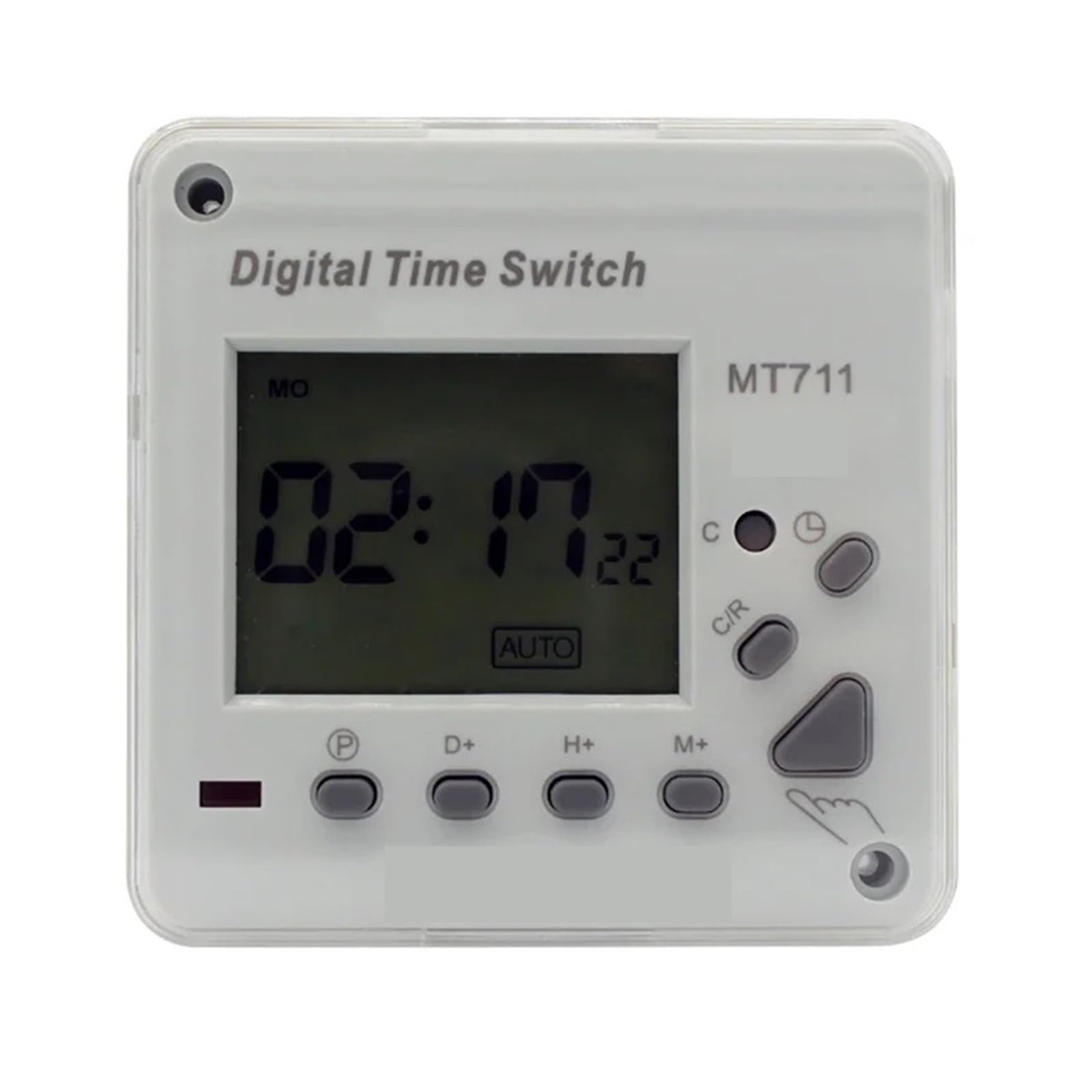 1PCS 16A 220VAC MT711 Digital Timer Switch Electronicl Programmable Time with LCD Display
