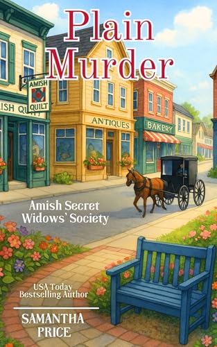 Plain Murder: Amish cozy mystery (Amish Secret Widows' Society Book 8)
