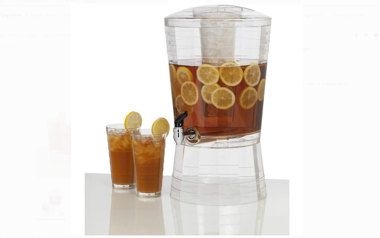 CreativeWare CreativWare 3-Gallon Mosaic Beverage Dispenser