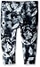 Skechers Big Girls' Sport Active Capri Legging, Black Tie Dye, Large
