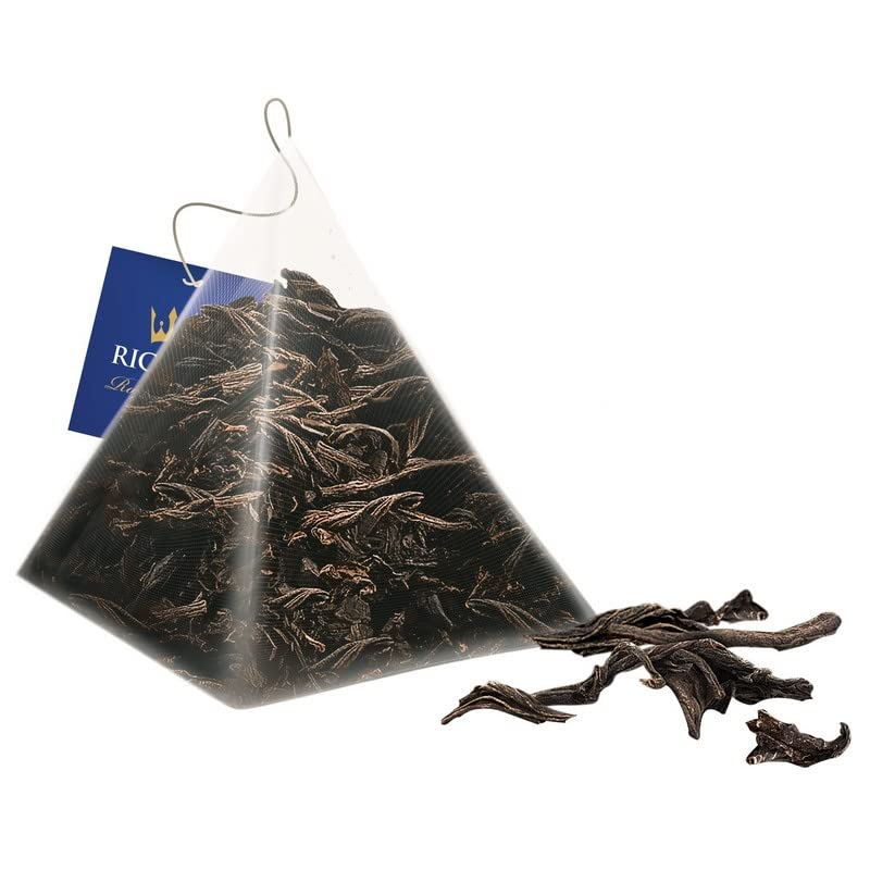 Miniatura 4 de Richard Royal Tea The Royal Dogs, 20 pirámides (0.06 oz cada una) Té negro de Ceilán, lata 1.20 oz (Yorkshire) Caja de regalo Rico Aroma Sabor