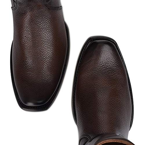 Image of Cuadra Men's Boot in Genuine Leather with Zipper