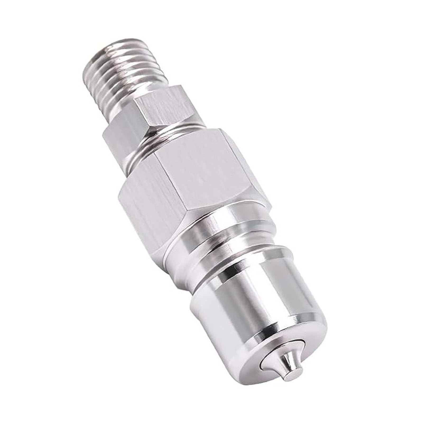 Fabater Szybkozłączki Hydrauliczne M14 do M16, 2 Szt | Pasuje do minikoparki , wymiana adaptera szybkozłącza ze stali nierdzewnej za pomocą taśmy uszczelniającej