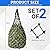 ADOEIAK 2-Pack Heavy Duty Hay Bags, Slow Feeder for Horses & Goats with 2-Inch Holes, Adjustable Drawstring Hay Net to Reduce Waste & Improve Digestion for Stall, Trailer, Pasture