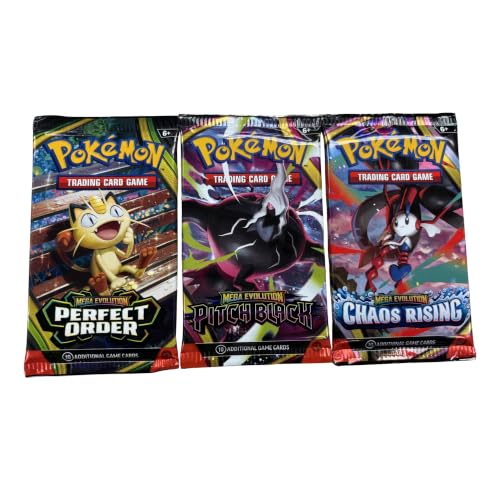 Pokemon Trading Card Game Random Sealed 3 Booster Packs 100% Authentic