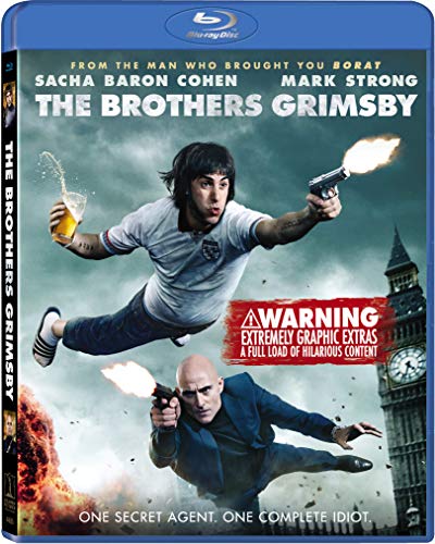 Disco Blu-ray de The Brothers Grimsby película de espías y risas 2