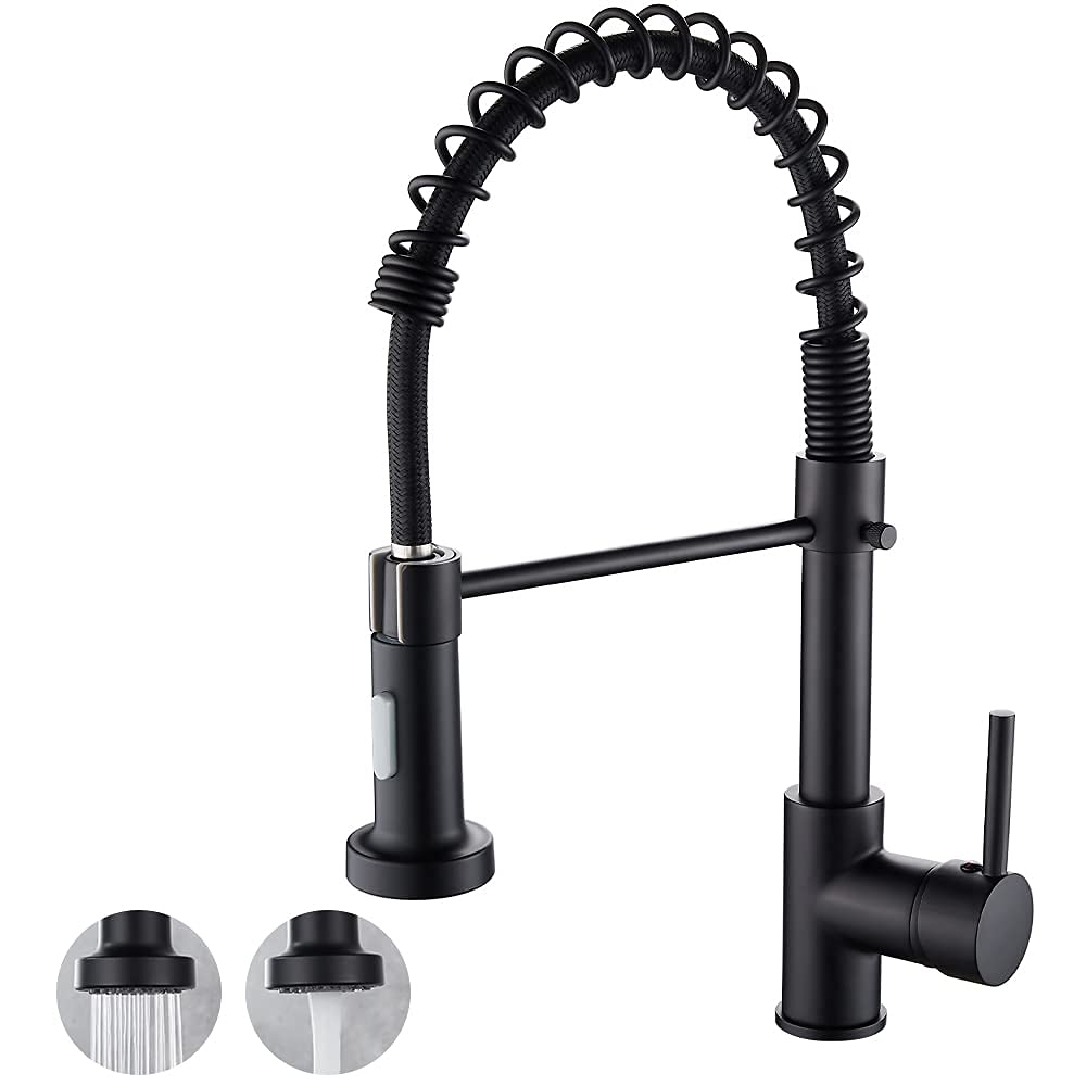 Buy Maynosi Kitchen Sink Mixer Tap with Pull Down Sprayer, Single Lever