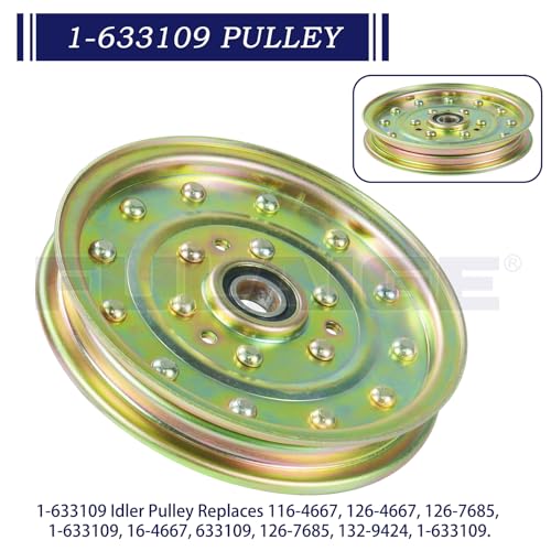 FULAIGE 3 Pack 1-633109 Idler Pulley for eXmark 60" eXmark Lazer Z 60" Deck by FULAIGE - Used condition - Image 3