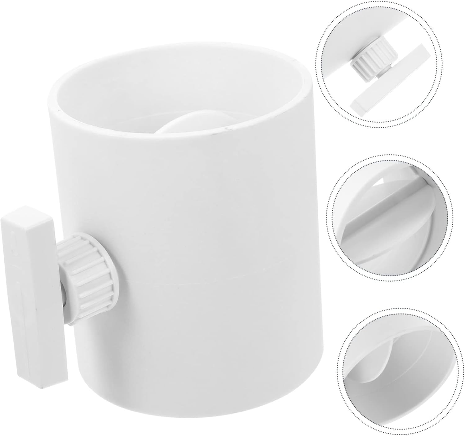 Adjustable Damper for Ducting Airflow Deflector for Extractor Fans Dryer Vent Hose Compatible Easy Installation One Way Airflow Control Ventilation Accessory