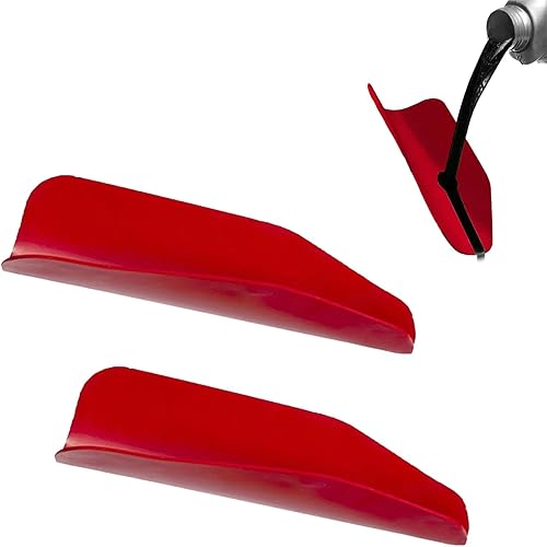 2 embudo de aceite flexible de 14 x 6 pulgadas, filtro de aceite plegable, placa guía de aceite de drenaje de embudo moldeable reutilizable, para