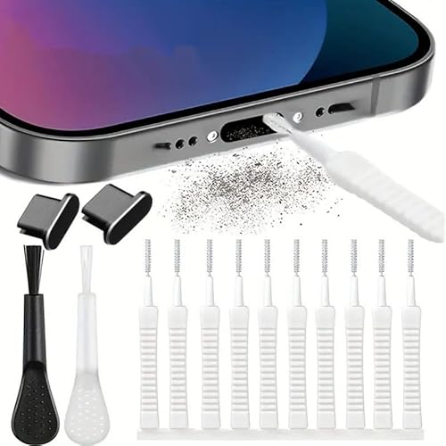充電ポート用クリーニングキット、コンピューティング、キーボード、車の通気口、その他のLightningポートデバイスに対応する多機能クリーニングツール(Type-C14セット)