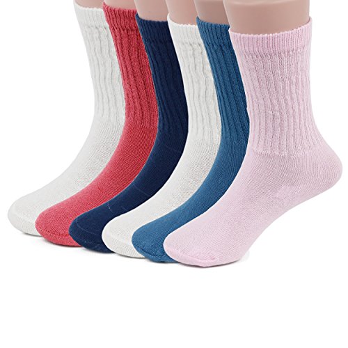 Winner's Choice Girls 6-Pack Crew and Cuffed Socks2