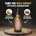 Viking Revolution Cedar and Pine Beard Oil for Men - Natural Argan and Jojoba Beard Softener, Conditioner for Strengthening and Moisturizing (1 Pack) - Image 3