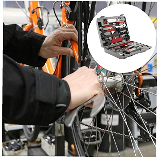 Bicycle Repair Kit Multifunction Tools Mechanic Maintenance Set for Mountain Road Bike Silver Bicycle Supplies - Image 8