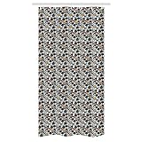 Ambesonne Dog Lover Stall Shower Curtain, Canine Breeds Bulldog Chihuahua Siberians and Retriever Love Heart Paw Prints, Decorative Fabric Set with Hooks for Bathroom, 36" X 72", Multicolor