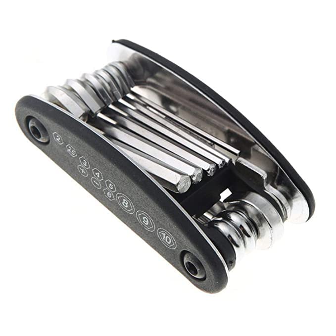 9RGS PACKERS Bicycle Repair Tool Kit | 16-in-1 Multi-Purpose Set with Screwdrivers, Wrenches, Spanners, Nail Puller & Extension Rod | Portable & Compact Cycling Maintenance Equipment for Bike (B0BWSB162C) Amazon Price History, Amazon Price Tracker