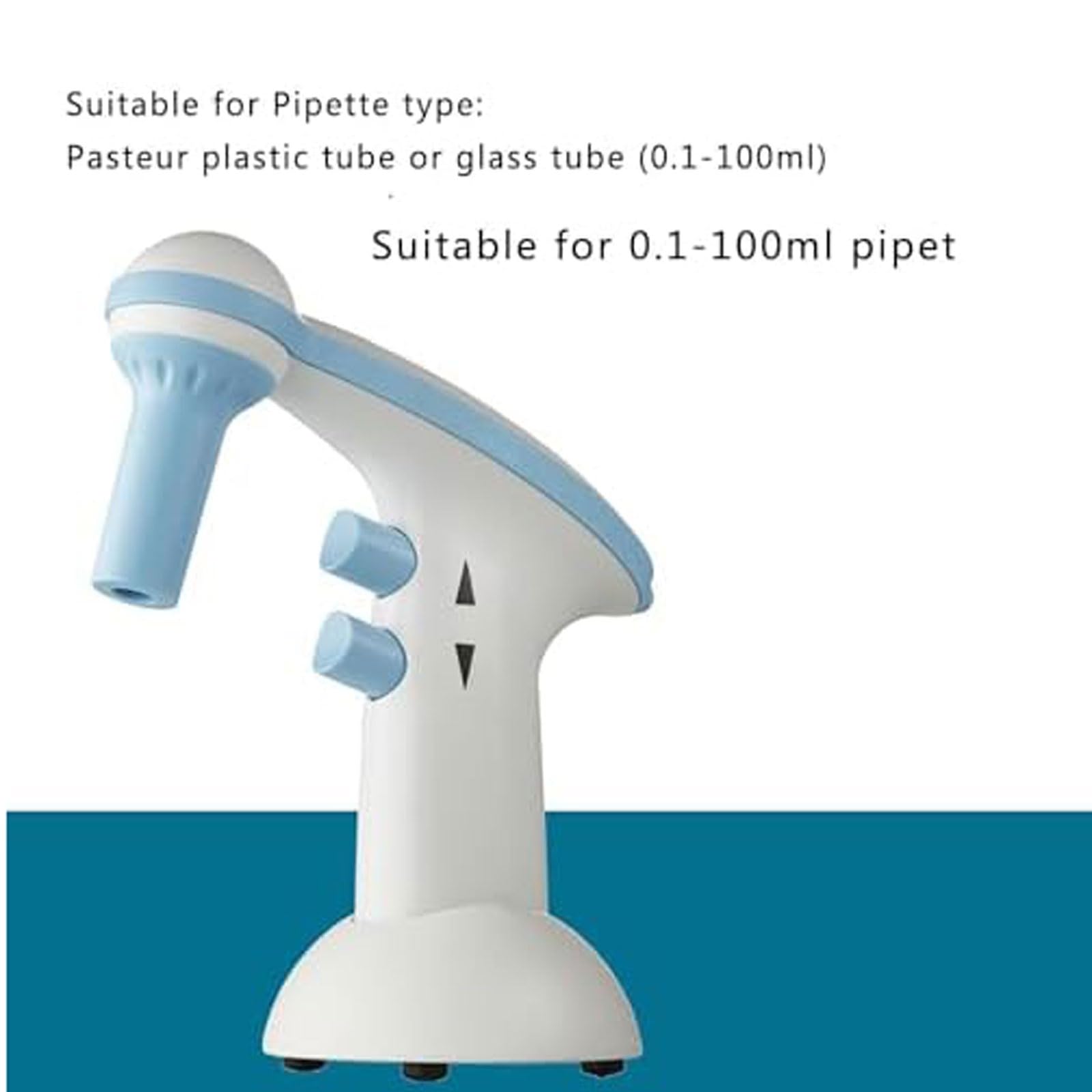 Automatyczny napełniacz do pipet laboratoryjnych, elektryczny kontroler pipet 0,1–100 ml z filtrem hydrofobowym 0,45 um, prędkość wchłaniania cieczy: 25 ML