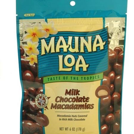Mauna Loa Milk Chocolate Macadamias, 6 Oz (Pack of 3)