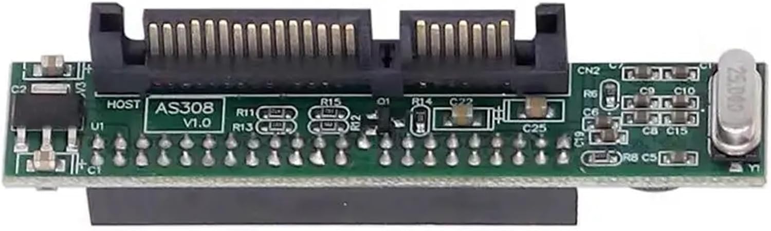 Laptop IDE to Hard Drive Adapter Card, 2.5-Inch 44P IDE to Parallel to Serial Port Adapter Board