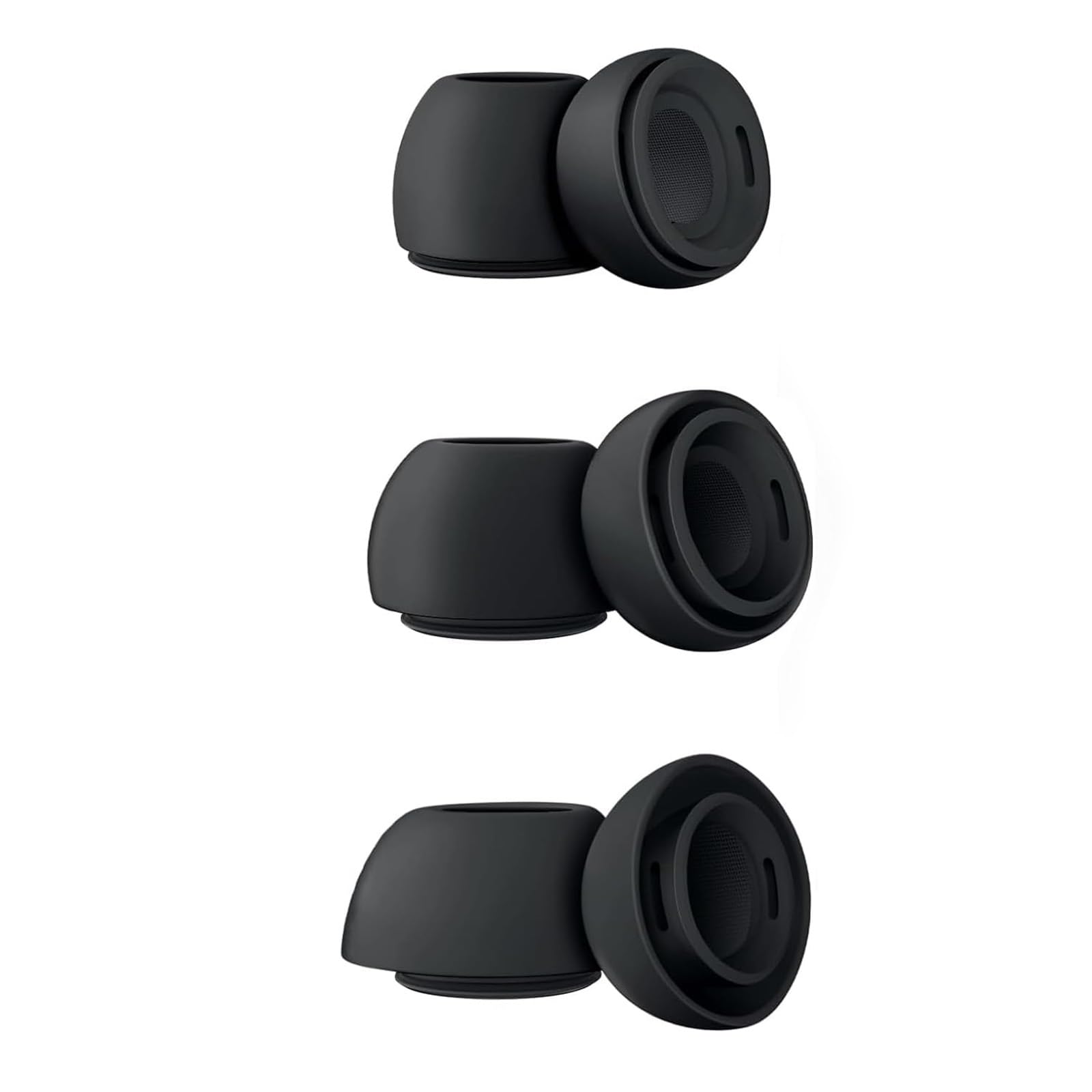 Amazon | 【AirPods Pro/Pro2 専用】黒 シリコンイヤーチップ 6 個