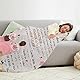Personalisierte Kuscheldecke An unsere Tochter von Eltern, Mama und Papa zu Positive Ermutigung und Liebe Tochter Flauschige Geschenk, Geschenk für Tochter Mädchen Geburtstags 150 * 200CM