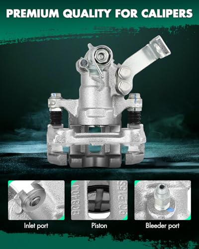 Image of SCITOO Rear Left Disc Brake Caliper With Bracket 19B3496