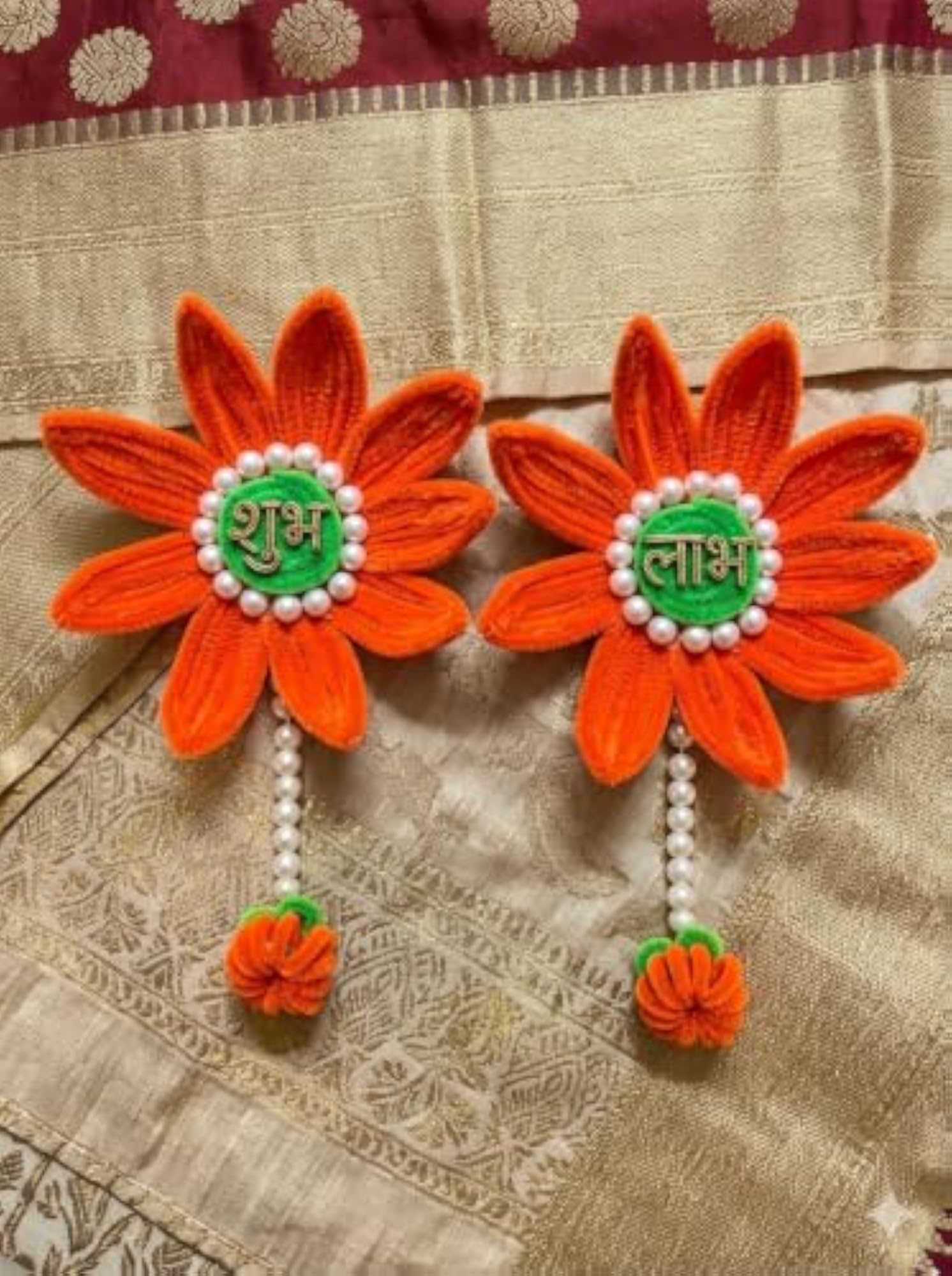 Shubh Laabh Flower Wall Hanging Toran
