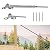 Muzata 10 Pairs Stainless Steel Cable Railing Kit Systems Fit 1/8"Wire Rope,Angle 180° Adjustable Swage Toggle Turnbuckle & End,T316 Marine Grade,CK07,Set Up 10 Runs,Series CA1 CD1 CS1