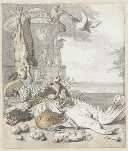 Impression sur toile Dead Game Jan Weenix peinture moderne 60x90cm decoration murale