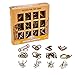 Project Genius- 12pc Ancient Metal Assortment, Metal Puzzle, Assembly Puzzle, Disassembly Puzzle, Brain Teaser, 3D Puzzle
