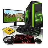 ADMI Gaming PC Package: AMD A10-9700 3.8GHz Quad Core, 8GB DDR4, 1TB HDD, 22" Mo...