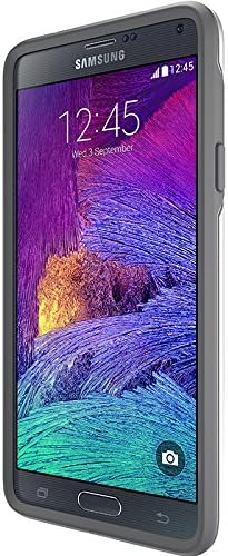 OtterBox Samsung Galaxy Note 4 Case Symmetry Series - Retail Packaging - Glacier (White/Gunmetal Grey)