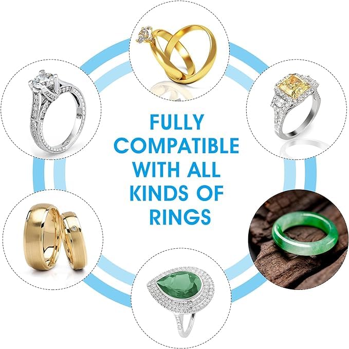 Image of Kumu Jewellery Tools Super Soft Ring Tightner for Women & Men /Ring Tightener for Loose Rings /Ring Size Adjuster for Loose Rings