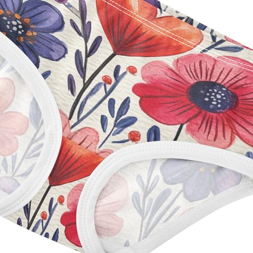 GuoChe Panties Underwear Breathable Material Breathable Toddler Underwear for Baby Girls in Sizes 2T,3T, 4T, 5T, 6Y and 8Y4