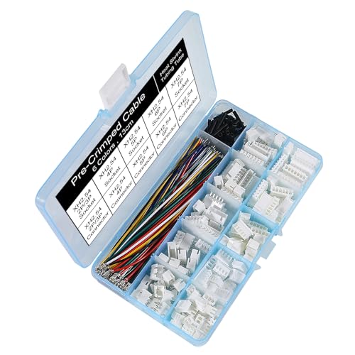 Kit conector XH 2.54mm 2 a 7 pines y cables pre-crimpados miniatura 2
