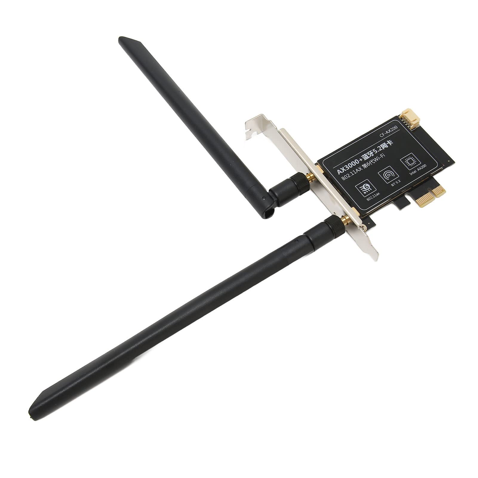 Cocoarm Karta PCIe WiFi 6 AX3000Mbps, Podwójna Antena BT5.2