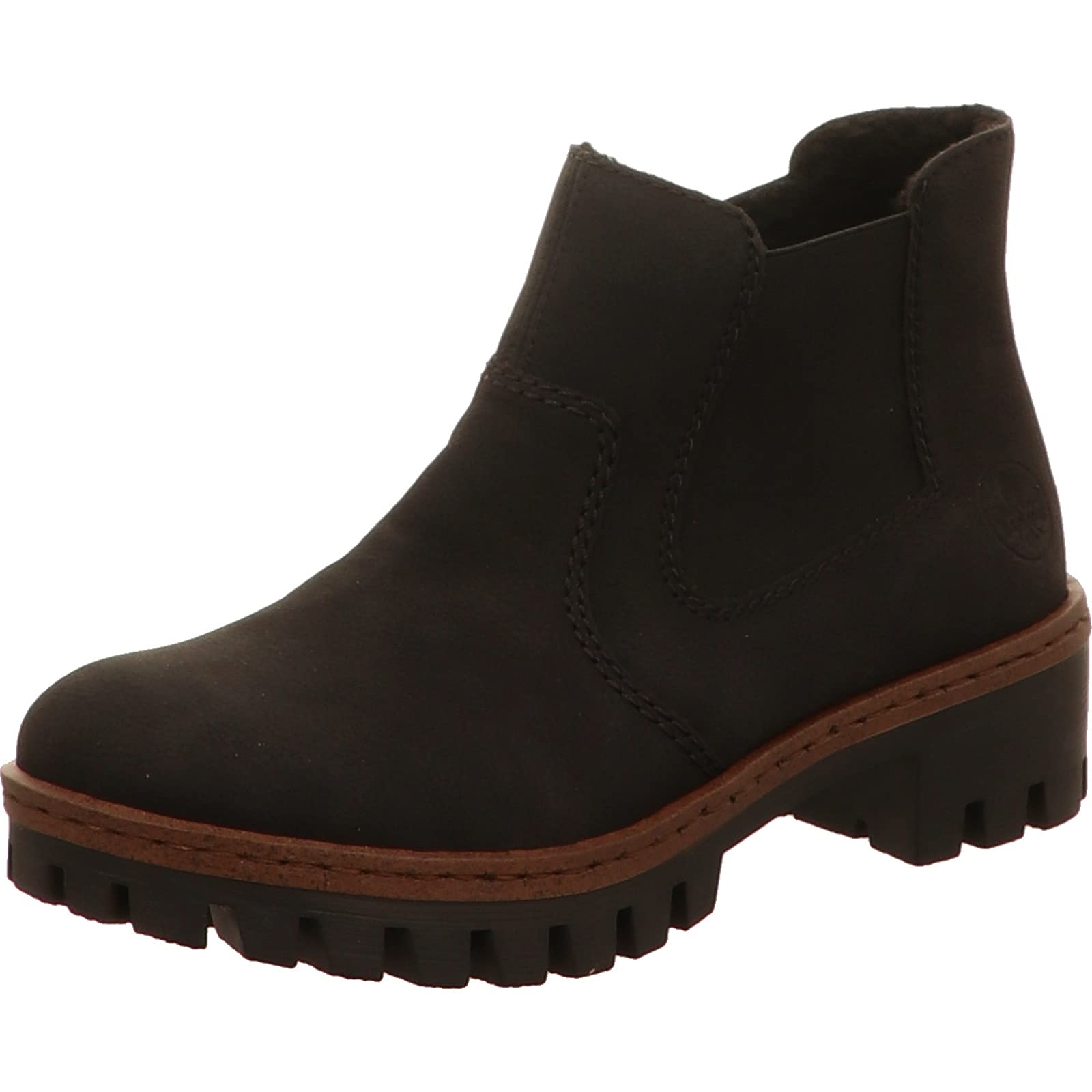 Rieker Herbst/Winter, Women’s Chelsea Boots, Black (Schwarz/Schwarz / 01 01), 7.5 UK (41 EU)