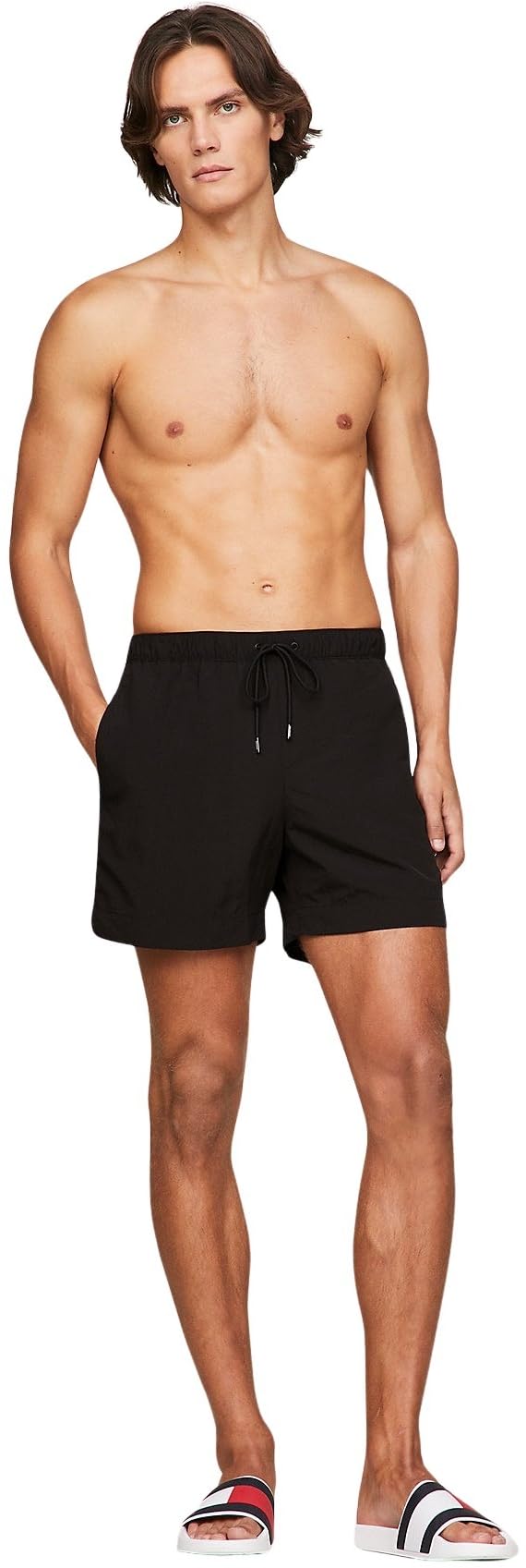 Tommy Hilfiger Short de Bain Homme Medium Drawstring avec Logo