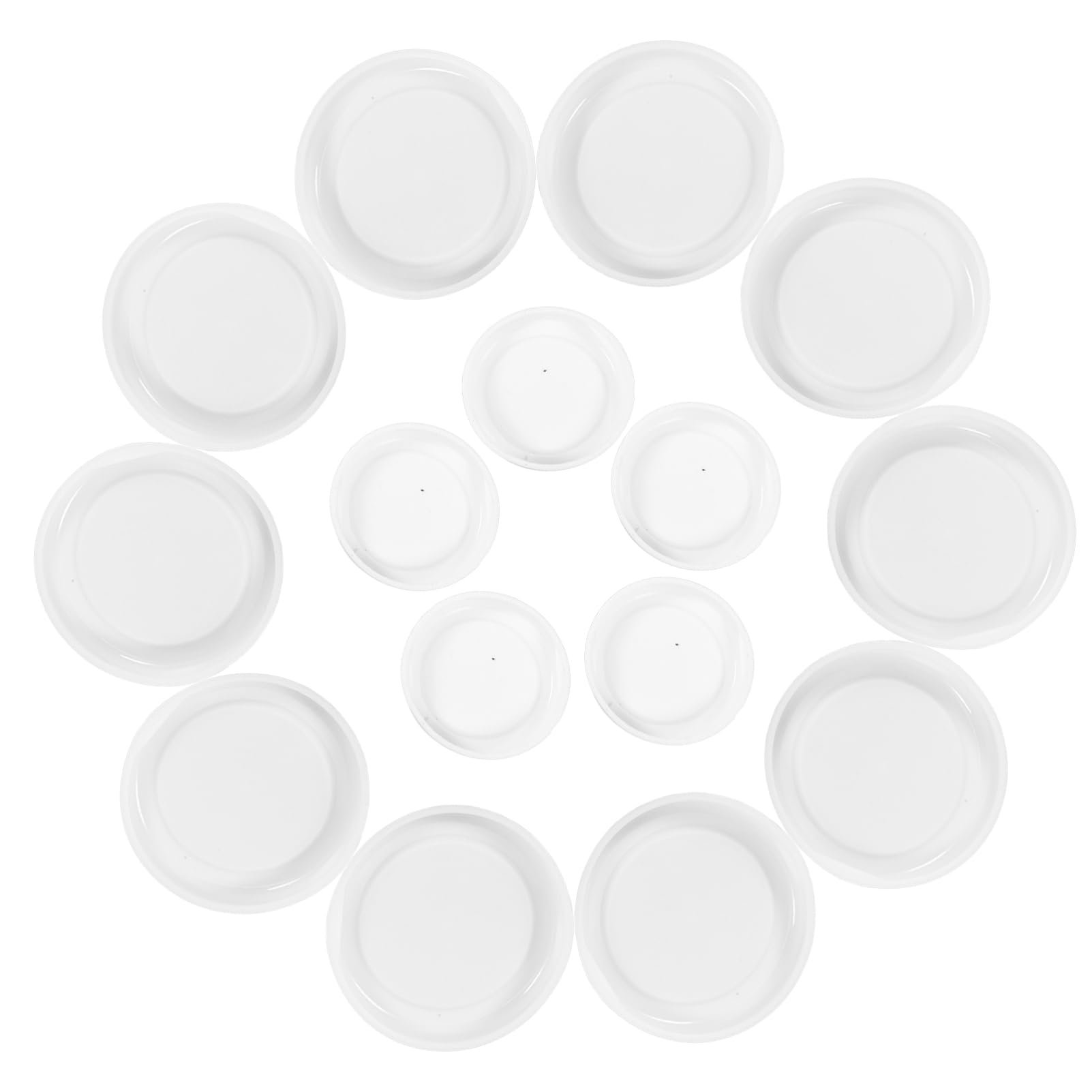 BCOATH Versatile Round Mailing Tubes End Plugs 50pcs Kraft Paper Tube Caps Snapping Design