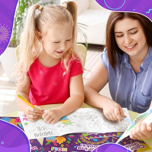 Image of Bulk Holir Coloring Books, 24Pcs Happy Holi Mini Drawing Booklet for Kids