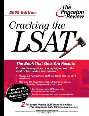 Cracking the LSAT, 2003 Edition (Graduate Test Prep)