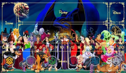 MTG Decks & More Disney Villains Playmat for Lorcana TCG