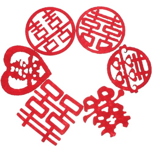 NUOBESTY 120 Pezzi Coriandoli Sparsi per Feste di Matrimonio, Decorazione Tavolo Carattere Xi Cinese, Coriandoli Leggeri e Mini per Cerimonie Nuziali e Eventi Romantici Stile Stile Casuale