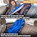 EcoNour Baby Car Seat Sun Shade Cover | UV Protection | Blue