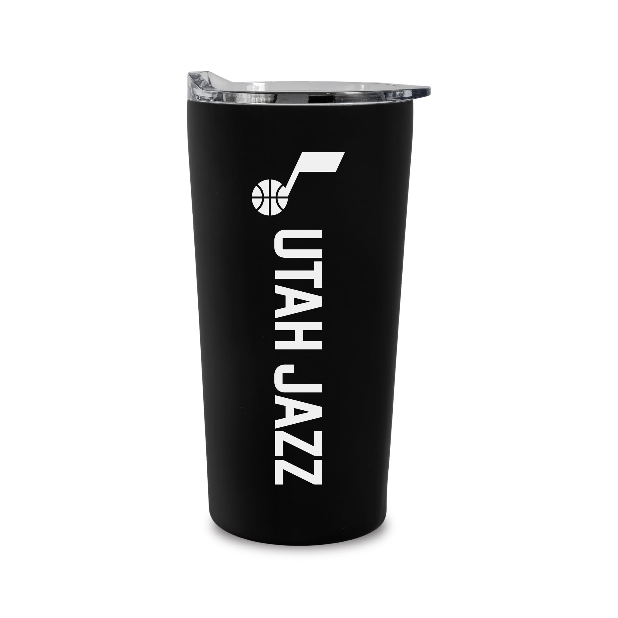 Rico Industries NBA Basketball Utah Jazz 18oz Soft Touch, Easy Grip Tumbler